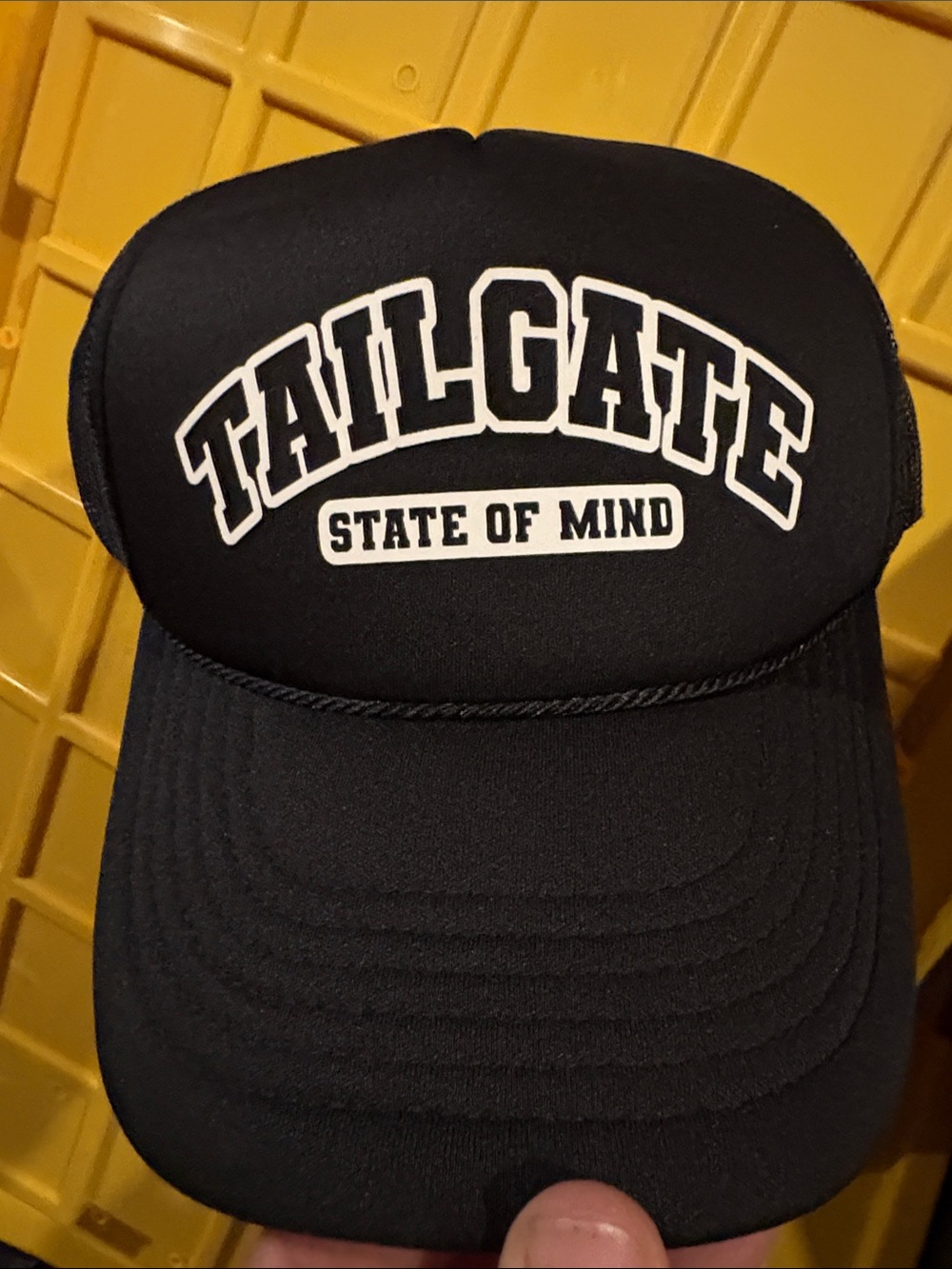 'State of Mind' Black Trucker Hat